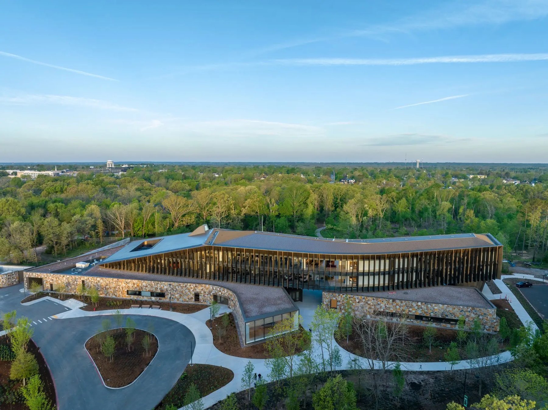 Heartland Whole Health Institute — aerial exterior view, Bentonville AR
